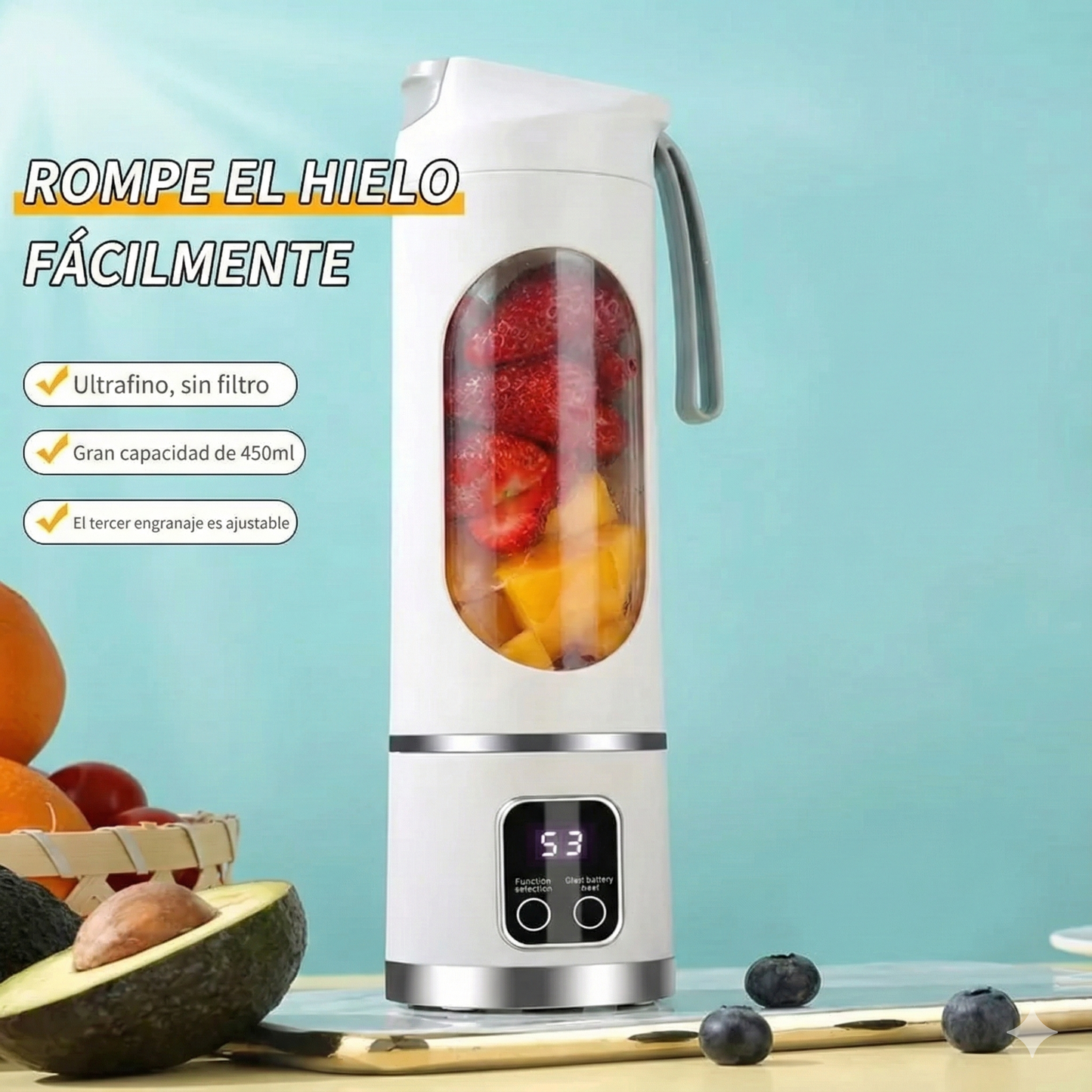 Batidora Portátil Multiusos